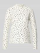 Regular fit shirt met lange mouwen van viscosemix