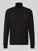 Relaxed fit shirt met lange mouwen van katoenmix