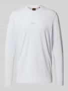 Regular fit shirt met lange mouwen van katoenmix, model 'TCHARK'