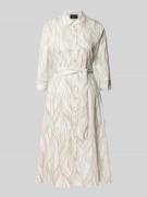 Regular fit overhemdjurk van katoenmix