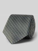 Stropdas van pure zijde met labeldetail