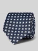 Stropdas van pure zijde met labeldetail