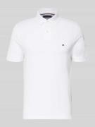 Slim fit poloshirt van piqué