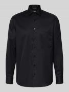 Comfort fit zakelijk overhemd met borstzak