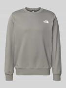 Sweatshirt met labelprint