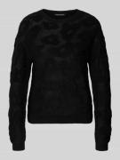 Gebreide pullover met ronde hals