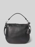 Handtas van leer met ritssluiting