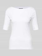 Shirt met boothals, model 'Judy'