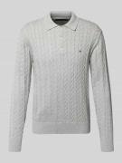 Regular fit gebreide pullover van zuiver katoen