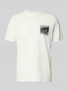 Regular fit T-shirt van puur katoen, model 'DEYSS'