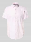 Regular fit zakelijk overhemd met knoopsluiting