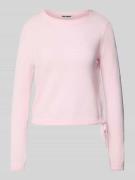 Pullover met ronde hals en tunnelkoord