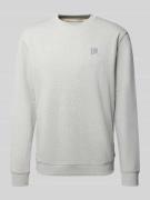 Sweatshirt met ribboorden