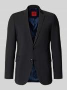 Regular fit 2-knoops colbert met wol