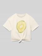 Kort T-shirt met katoen