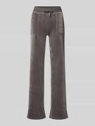 Low rise sweatpants met elastische band, model 'LAYLA'