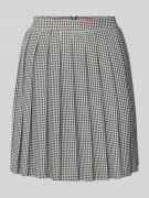 Geplooide minirok met vichy-motief, model 'RABALLI'