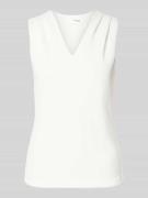 Tanktop met plooien, model 'TENNY'