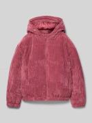 Regular fit gewatteerd jack in gestructureerde look