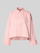 Overhemdblouse met blinde knoopsluiting, model 'Fundra'