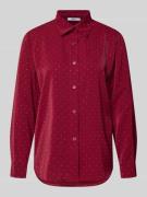 Regular fit blouse met siersteentjes, model 'Il44lenia'