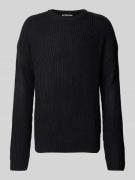 Gebreide pullover met ronde hals