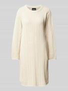 Soepele gebreide jurk van zuiver katoen, model 'NUKA'