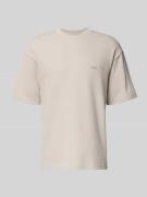 Regular fit T-shirt van katoenmix, model 'TE_HIVE'