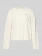 Comfort fit pyjamabovendeel van puur katoen