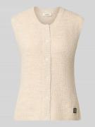 Regular fit spencer met alpaca