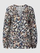 Blouseshirt van zuivere viscose