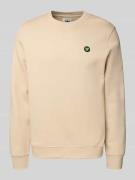 Sweatshirt met logobadge, model 'Tye'
