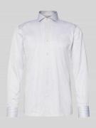 Slim fit zakelijk overhemd van puur katoen, model 'HANK'