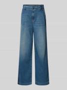 Wide fit jeans met Franse steekzakken