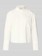 Oversized overhemdblouse van puur katoen, model 'NEUTRO'