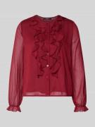 Overhemdblouse met knoopsluiting