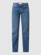 Straight fit jeans met stretch