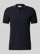 Regular fit poloshirt met structuurmotief, model 'MATEO'