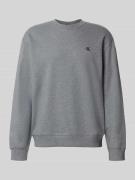 Sweatshirt met labelstitching