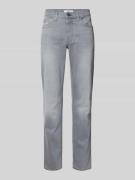 Straight fit jeans met 5-pocketmodel, model 'Cadiz'