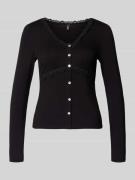 Slim fit shirt met lange mouwen van viscosemix, model 'SINI'