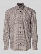 Comfort fit zakelijk overhemd met button-downkraag