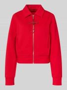 Slim fit sweatjack van puur katoen, model 'EROICO'