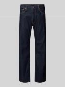 Relaxed straight fit jeans met steekzakken, model '555'