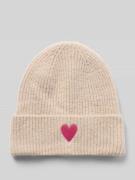 Beanie met borduursel, model 'MALIKA'