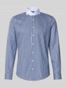 Slim fit zakelijk overhemd met knoopsluiting