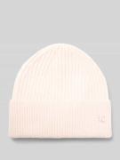 Wollen muts in gebreide look, model 'metal'