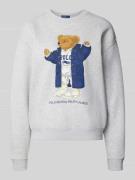 Sweatshirt met motiefprint