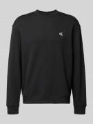 Sweatshirt met labelstitching