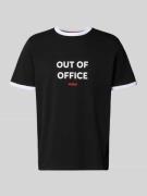 Regular fit T-shirt van puur katoen, model 'DOFFICE'